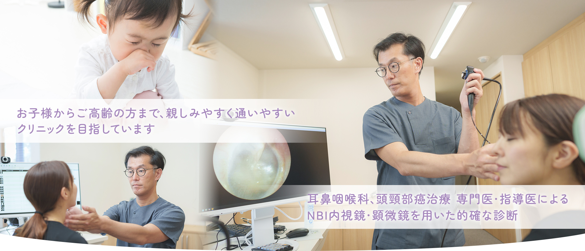 新潟市の耳鼻科のとがし医院 耳鼻咽喉科・頭頸部外科、お子様からご高齢の方まで、親しみやすく通いやすいクリニックを目指しています 耳鼻咽喉科、頭頸部癌治療 専門医・指導医によるNBI内視鏡・顕微鏡を用いた的確な診断